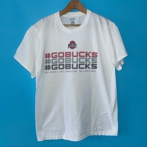 OSU Ohio State Buckeyes Football White Short Sleeve T-Shirt